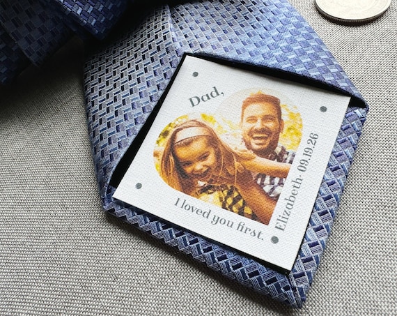 dad wedding tie patch