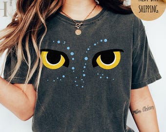 Pandora Avatar Eyes, Avatars värld, Banshee Disney-tröja för barn Honom Henne, Allt om Disney, Familjesemester, Sublimering i fullfärg