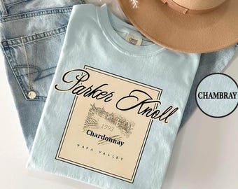 Camisa Parker Knoll Comfort Colors, camisa The Parent Trap, camisa con el icónico viñedo de The Parent Trap, camisa Y2K de películas de los 90 en Napa Valley