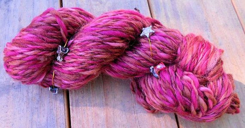 7 wpi The Painted Desert 116 yards Handspun Yarn Handspun Art Yarn