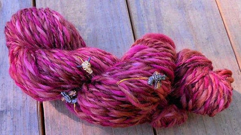 7 wpi The Painted Desert 116 yards Handspun Yarn Handspun Art Yarn