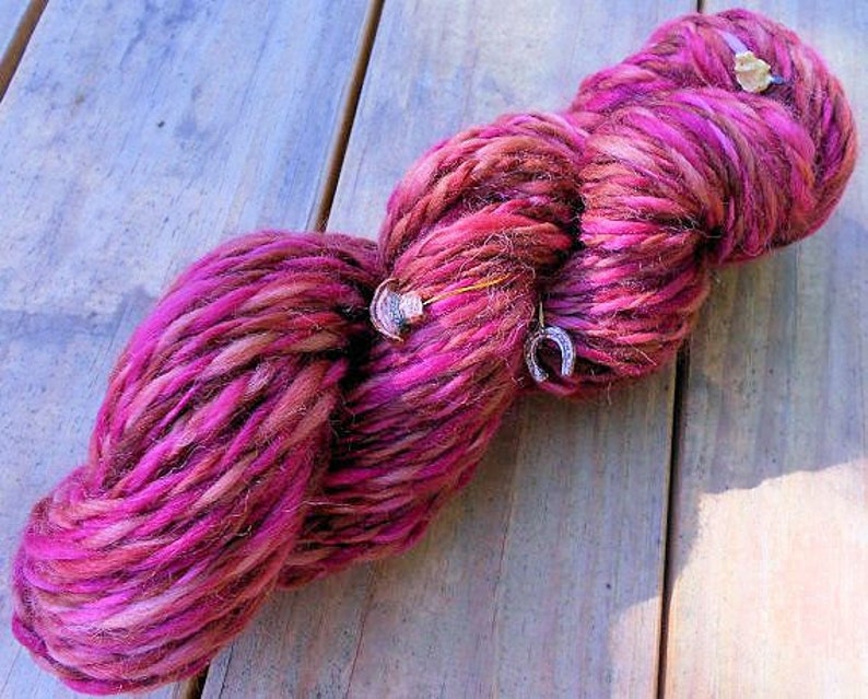 7 wpi The Painted Desert 116 yards Handspun Yarn Handspun Art Yarn