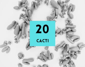 20x Cactus per base da 28 mm