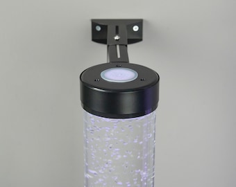 Stainless Steel Bubble Tube Wall Bracket: Sensory Room Mount