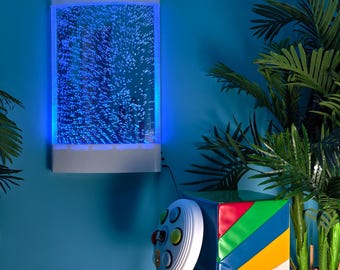 Adjustable Bubble Panel with App & Remote Control – Large LED Color-Changing Sensory Feature, 19.7 by 4.3 by 31.5 Inches