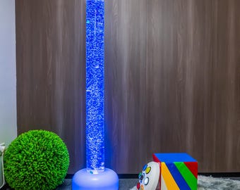 67" Sensory Bubble Tube Floor Lamp  Large Autism ADHD Therapy Light  Water Feature for Calming Corner Special Needs Classroom & Sensory Room