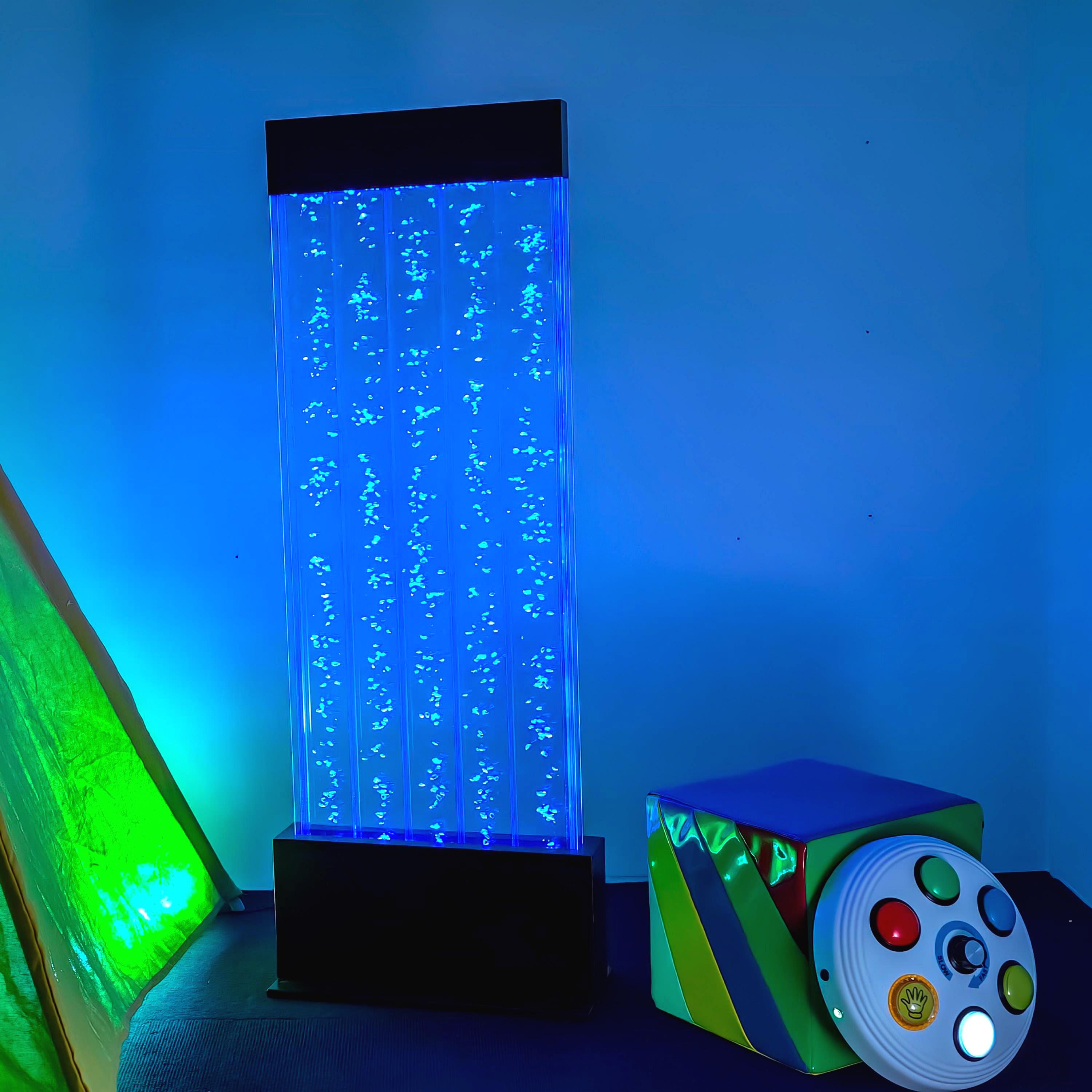 Large Sensory Bubble Wall LED Water Panel for Autism ADHD Calming ...