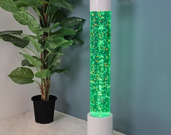 Sensory Bubble Tube Lamp with Remote – 43” LED Water Column Light for Kids & Therapy Room Decor