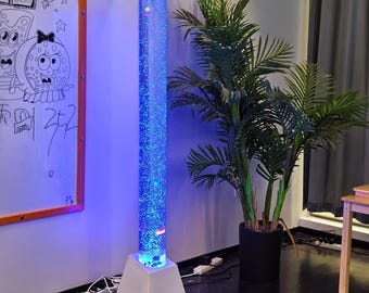 Tall LED Bubble Tube Lamp 71” – Sensory Water Column Light for Kids and Adults, Therapy Room, Autism, Relaxation & Home Décor