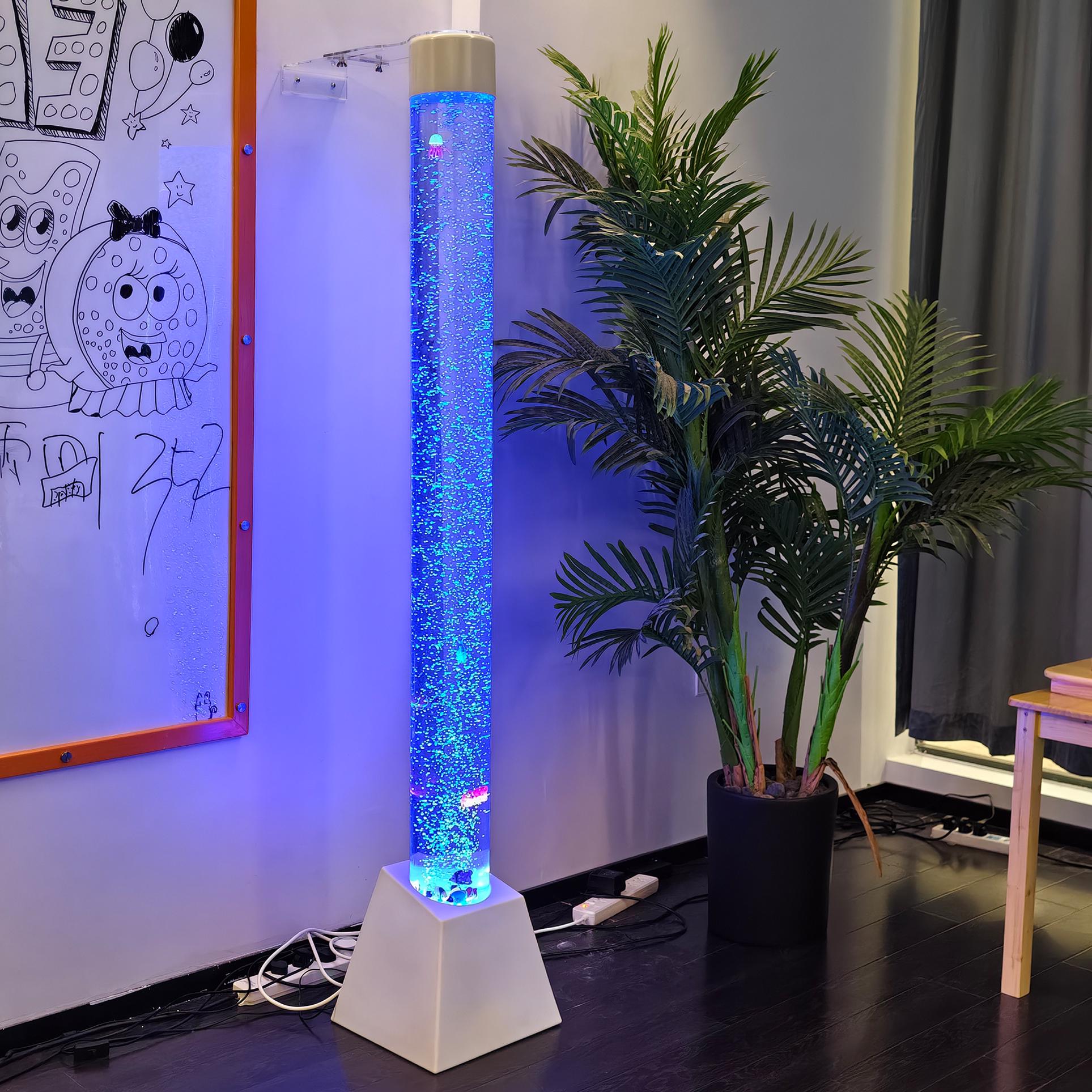 Tall LED Bubble Tube Lamp 71” – Sensory Water Column Light for Kids and ...
