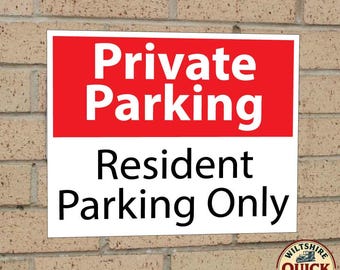 Señales de estacionamiento Privado Prohibido Estacionar Reservado Discapacitados CCTV Sujeción 3 mm Aluminio Compuesto