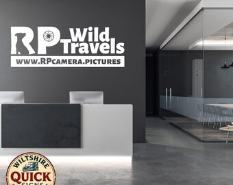 Calcomanía de vinilo personalizada para pared / Cita personalizada, nombre y texto