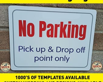 Letrero de estacionamiento metálico personalizado: Reservado, Prohibido estacionar, Propiedad privada