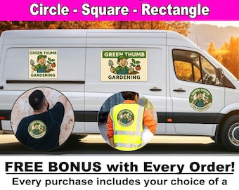 Imanes rectangulares personalizados para furgonetas – Imanes publicitarios para coches, ideales para promoción empresarial. Imanes extraíbles.