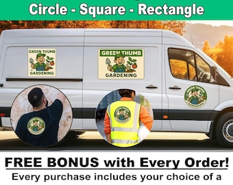 Imanes rectangulares personalizados para furgonetas – Imanes publicitarios para coches, ideales para promoción empresarial, removibles