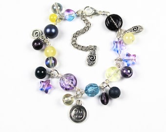 Charm Bracelet | Handmade Character Inspired Jewelry with Glass Beads and Charms! Coraline | Moana | Soot Sprites!