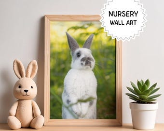 Bunny Nursery Wall Art Print | Baby Animal Decor