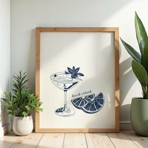 Drink O’Clock Wall Print | A3 Digital Download (PDF & PNG)
