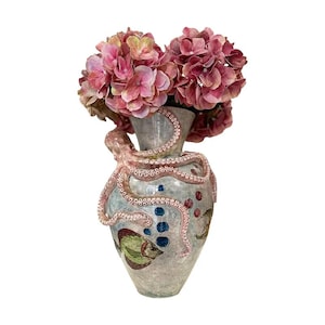 Caltagirone Ceramic Vase with Octopus