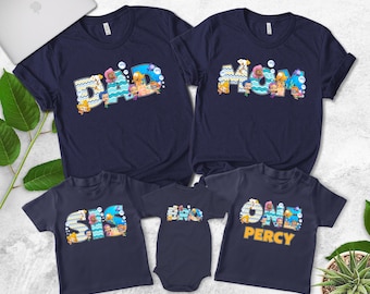Bubble Guppies Birthday Boy Shirts, Boy Birthday Matching Shirts, Custom Birthday Shirts, Family Matching Shirts, Bubble Guppies Boy UMVH16