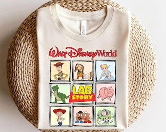 Toy Story Lab Week Shirt, Lab Story Woody Buzz Jessie Tee, Funny Science STEM Gift, Researcher Technician Coworker T-Shirt AXLJ06