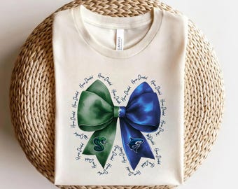 Personalize House Divided Bow Shirt, House Divided Coquette Sweatshirt, House Divided Toddler Tee, House Divided Any Teams Shirt AXHO35