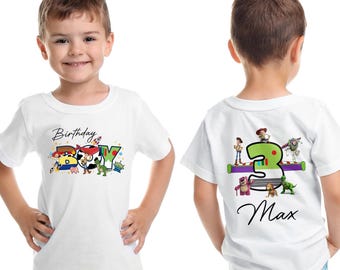 Personalized Toy Story Boys Birthday Shirt, Custom Toy Story shirt, Disney shirt, Woody Shirt, Kids Birthday, Toy Story Gift AXLA11