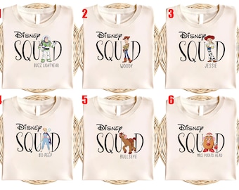 Toy Story Disney Squad Shirt, Custom Disney Shirt,  2026 Disney Family Shirt, Disney Trip Shirt, Mickey & Friends Shirt, Disney Shirt UNXE02