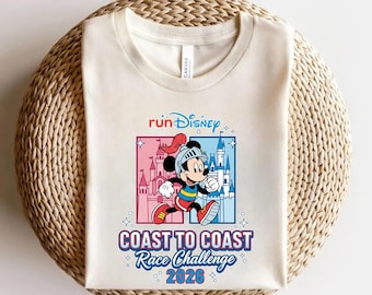 Rundisney Coast To Coast Race Challenge 2026 Shirt , 5K 10K Half Marathon Every Mile Is Magic Shirt,Disney and Disney World Shirt UNA414