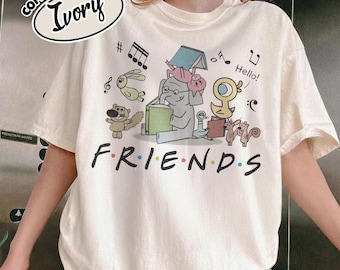 Comfort Colors Elephant and Piggie T-Shirt, Friends Children's Book, Kindergarten Teacher Shirt,Reading Shirt, Book Lover Shirt UOUC07-CF