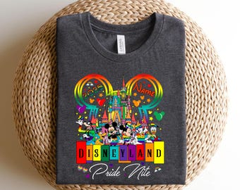 Personalized Disney Pride Nite Shirt, Mickey And Friends Lgbt T-shirt, Rainbow Pride Lesbian Gay Support, Disney Pride Trip UNXM08