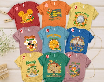 Orange Bird Sunshine Shirt, Disney Orange Bird Shirt, Beach Shirt Summer Vacation Shirt, Flower and Garden Festival, Disneyland Trip UNV218