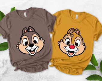 Disney Chip And Dale Costume Shirt, Double Trouble Shirt, Disney Couple Matching Shirt, Disneyland Family Matching AXG208