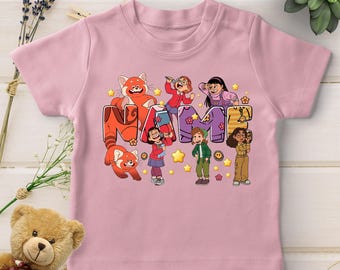 Turning Red Family Birthday Shirt, Custom Turning Red Shirt, Red Panda Family Shirt, Birthday Girl Shirt, Turning Red Party UNVO01