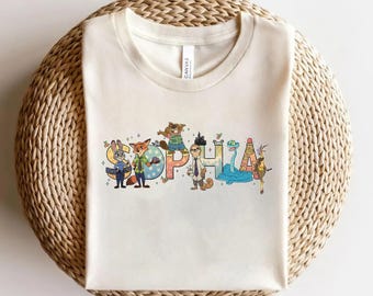 Custom Disney Zootopia 2 Characters Shirt, Judy Hopps Nick Wilde Gary  Tee, Zootropolis, Zootopia 2 Birthday AXLC08