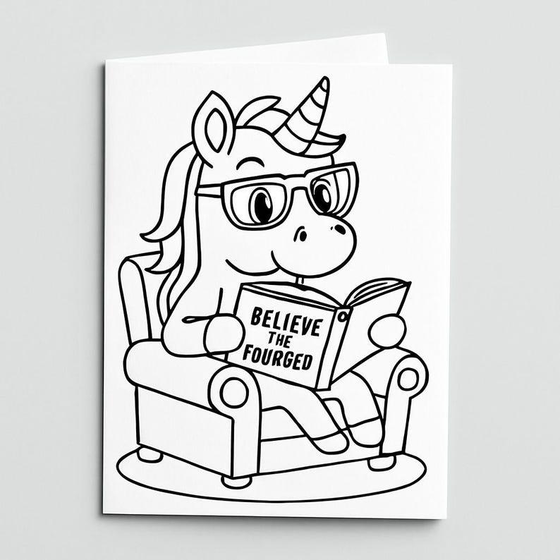 Printable Unicorn Coloring Book for Kids – Magical Unicorn Activity ...