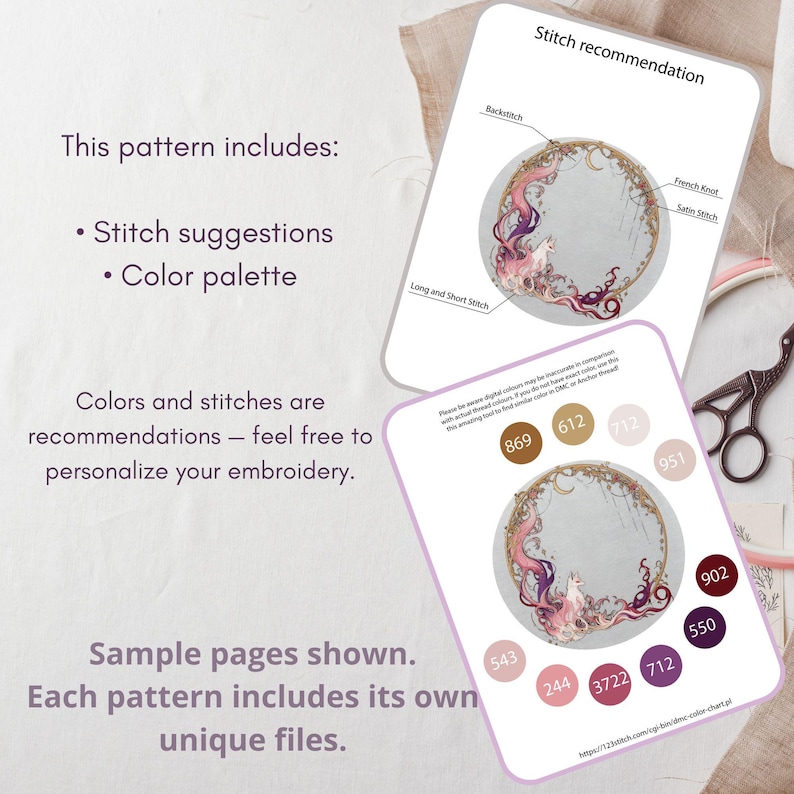 Hedgehog Embroidery Pattern | Woodland Hoop Art (PDF Download) image 4