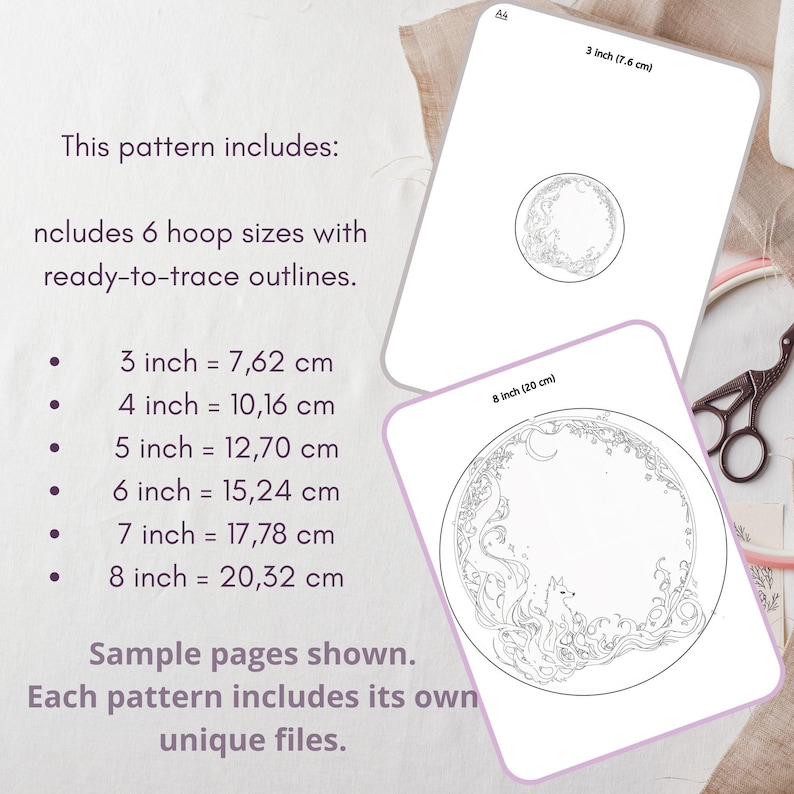 Hedgehog Embroidery Pattern | Woodland Hoop Art (PDF Download) image 5