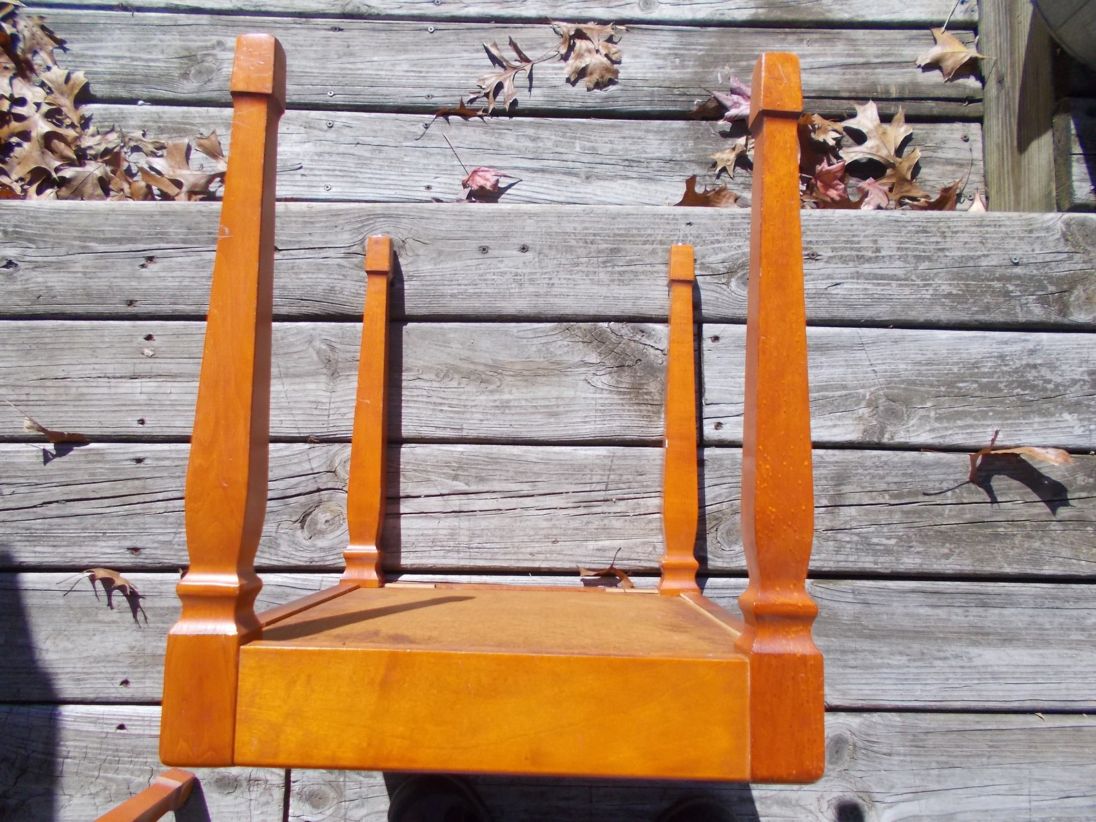 Vintage Singer Sewing Machine Bench with StorageCherry Wood Etsy