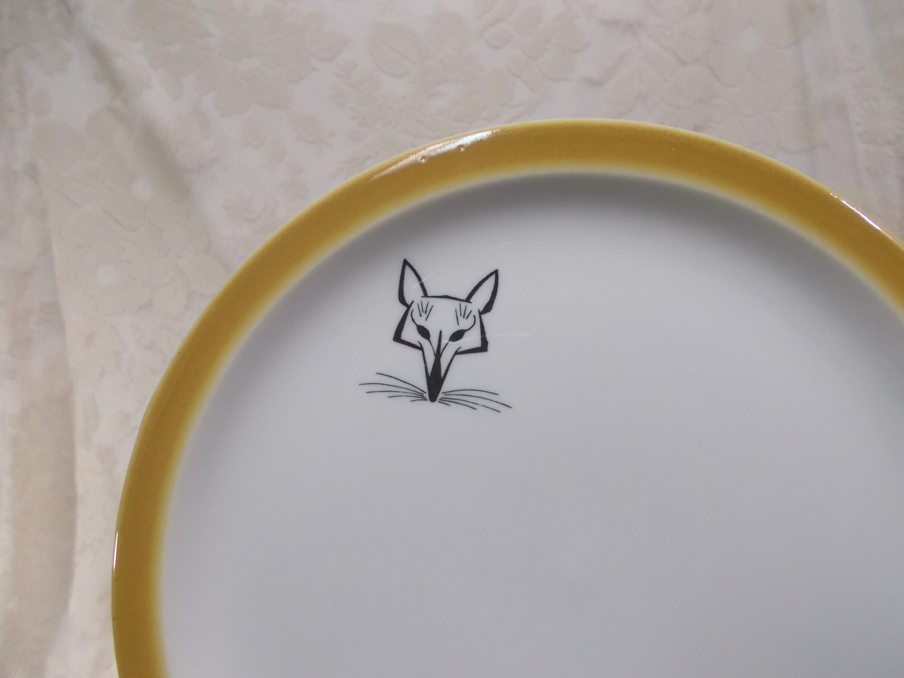 Vintage Walker China Restaurant Ware 6 Piece Place Setting Etsy