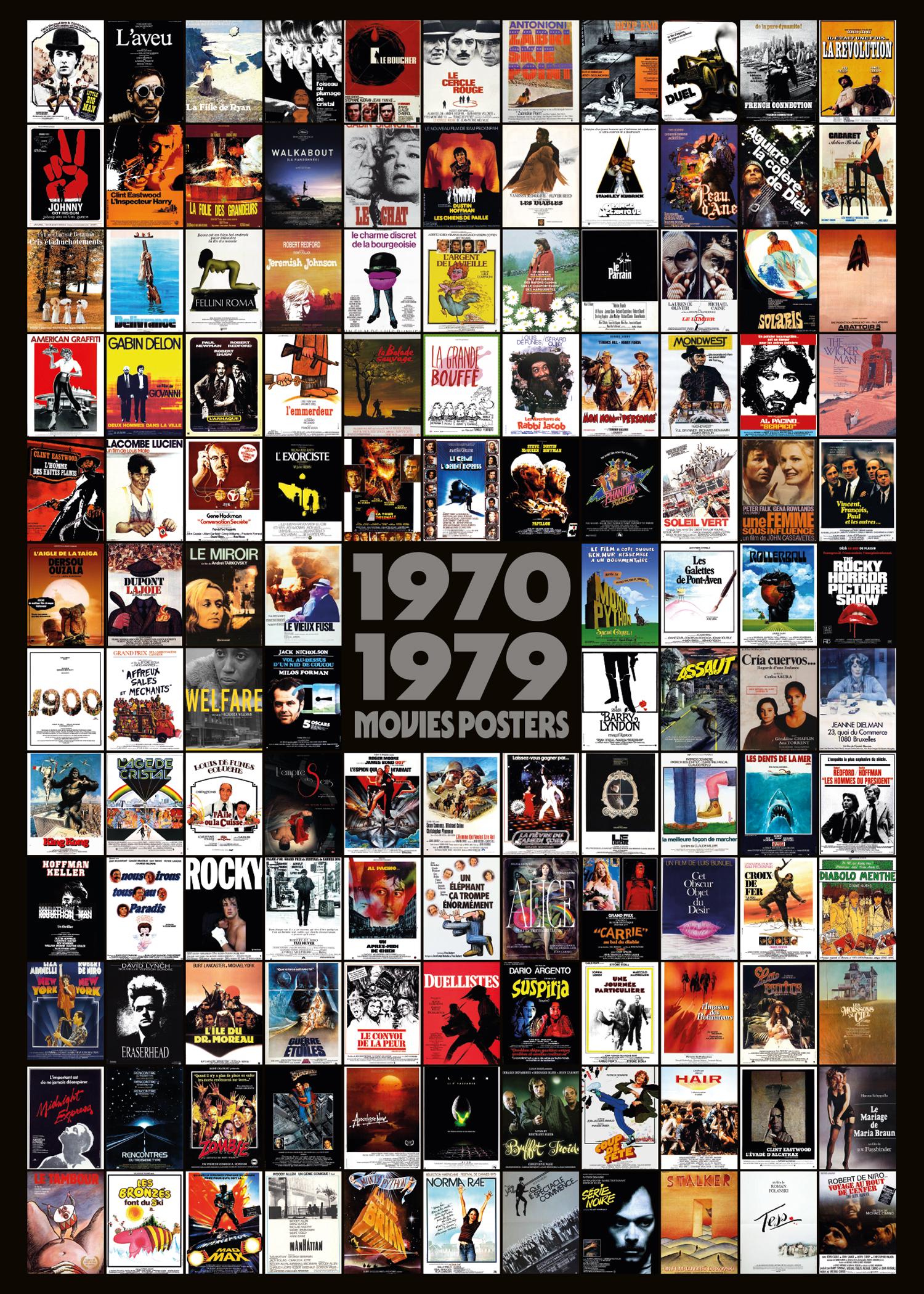 70年代の最高の映画が一枚のポスターに - Etsy 日本