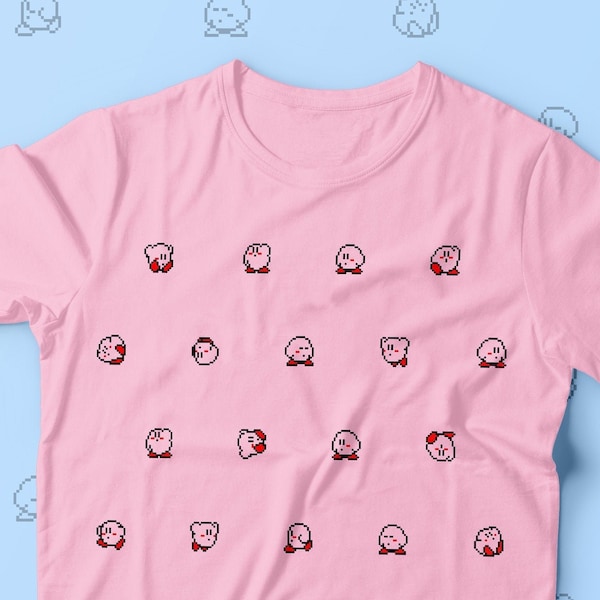 Kirby T-shirt - Kirby inspired T-shirt -Available for Men-Ladies-Unixes-Youth Size
