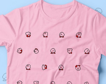 Kirby T-shirt - Kirby inspired T-shirt -Available for Men-Ladies-Unixes-Youth Size