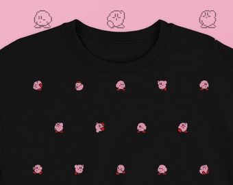Kirby-inspirerad tröja - Sweatshirt - Unisexstorlekar