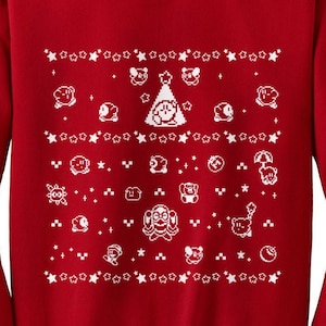 Kirby Ugly Christmas Sweater Tshirt Etsy
