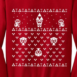 Zelda Ugly Christmas Sweater inspired Sweatshirt Unisex Sizes image 1