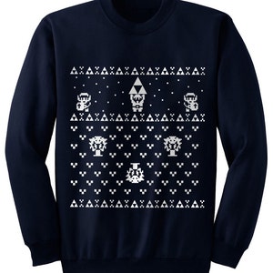 Zelda Ugly Christmas Sweater inspired Sweatshirt Unisex Sizes image 2