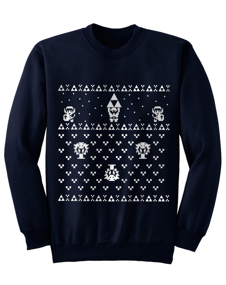 Zelda Ugly Christmas Sweater inspired Sweatshirt Unisex Sizes image 2