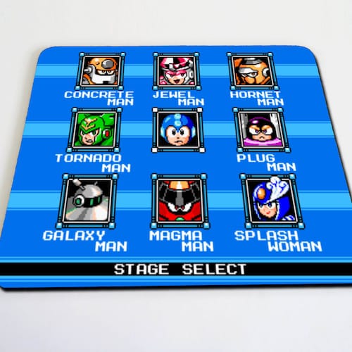 Megaman Stage Select mousepad