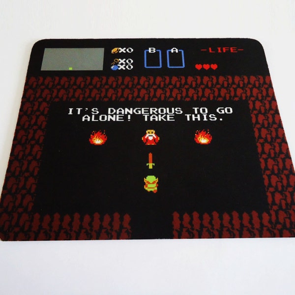 Awesome It's Dangerous Zelda mousepad